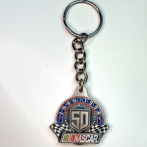 Nascar 50 Year Keychain  1948-1998 American Made - Picture 2 of 5